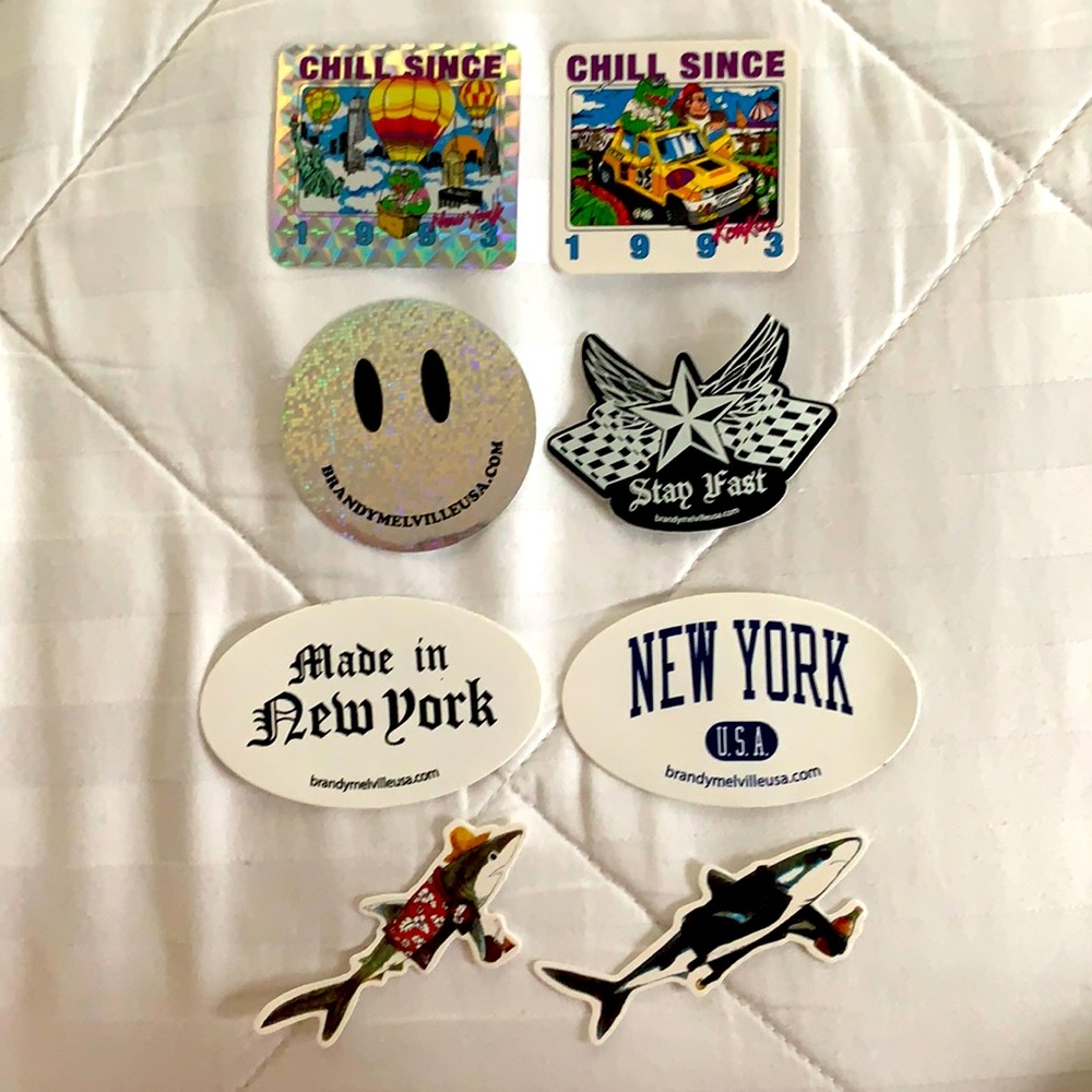 Brandy Melville 8 piece sticker set